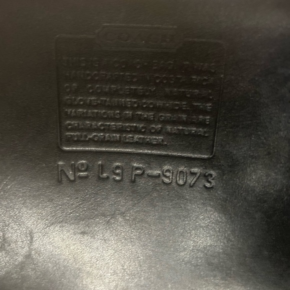 Coach Vintage Andrea 9073 bucket Black Leather purse - Picture 4 of 10